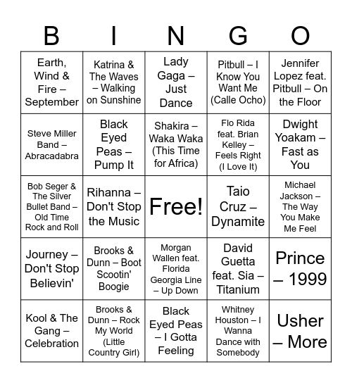 October awesome Bingo Card