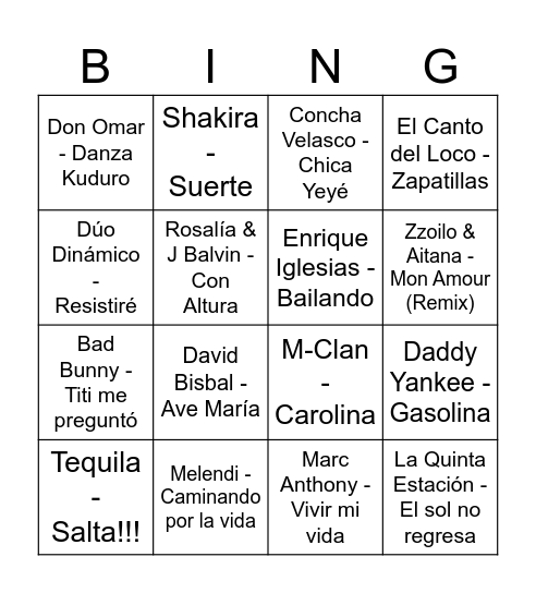 Marta 5.0: La edición coleccionista Bingo Card