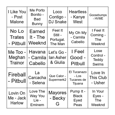 BONUS 7 10-2 Bingo Card