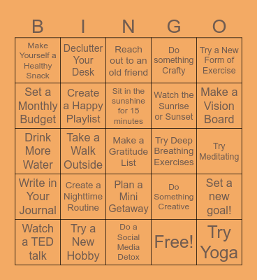 Finally Friday! Reset This Weekend Bingo Card