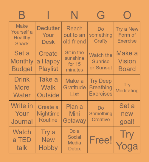 Finally Friday! Reset This Weekend Bingo Card