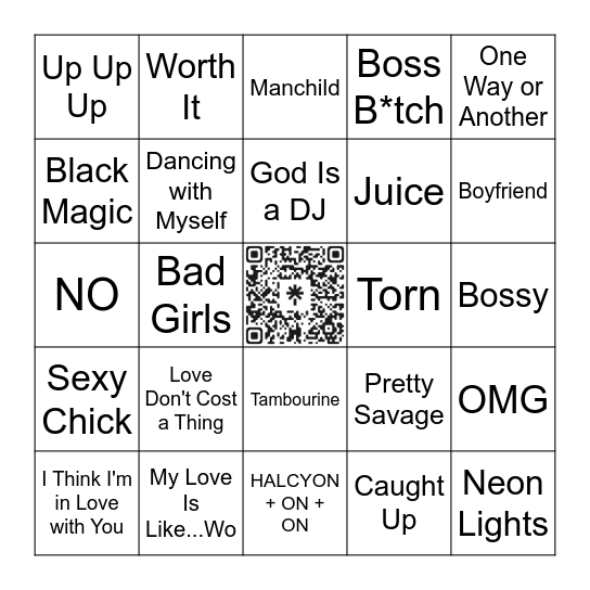 That's So Fetch Bingo Card