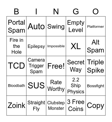 Recent Tab Bingo Card