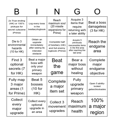 MP:R x HK Lockout Bingo Card