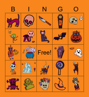 Halloween Bingo Card