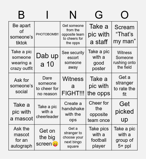 PANDA BINGOOO Bingo Card