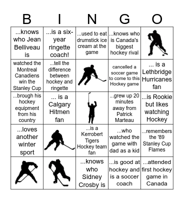 Find Someone Who ... Bingo Card