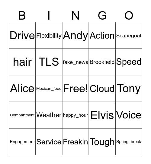 PPMO BINGO Card