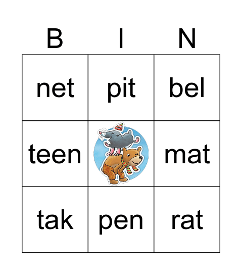 pen Bingo Card