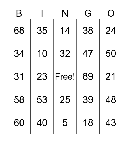 cat stand halloween bingo Card