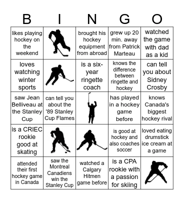 Find Someone Who ... Bingo Card