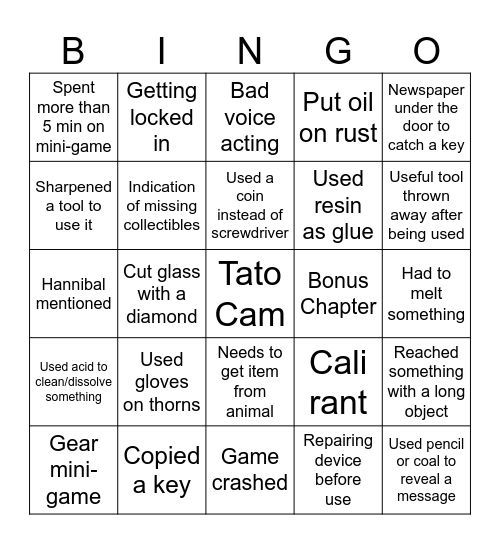 HOG-Bingo Card