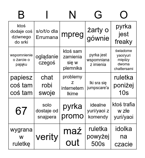 Ikibingo Card