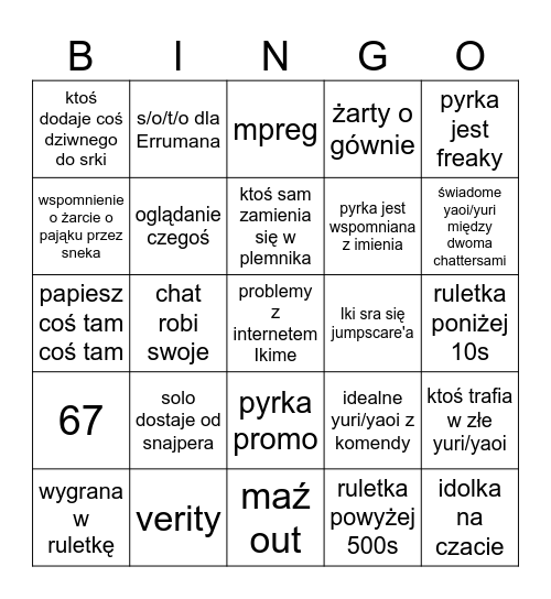 Ikibingo Card