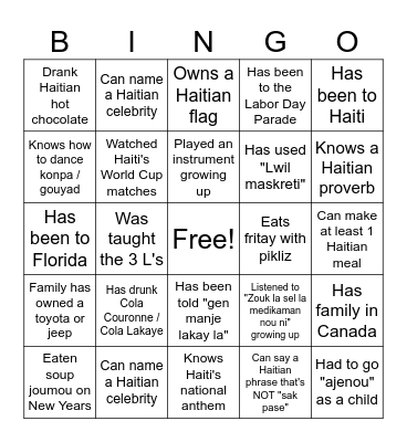 How Much of a Zoe Are You? Bingo Card