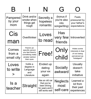Matheus Bingo Card