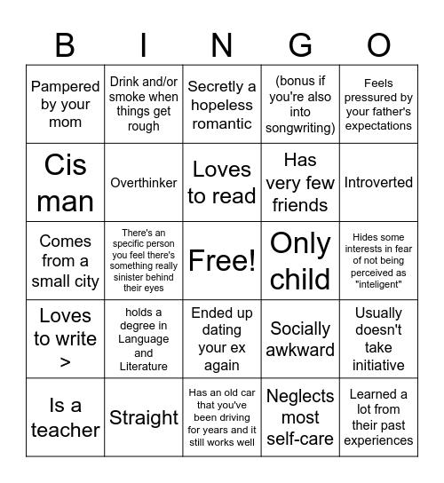 Matheus Bingo Card