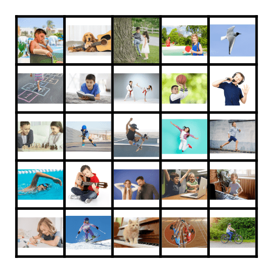 What can you do very well? for 3rd grade Bingo Card