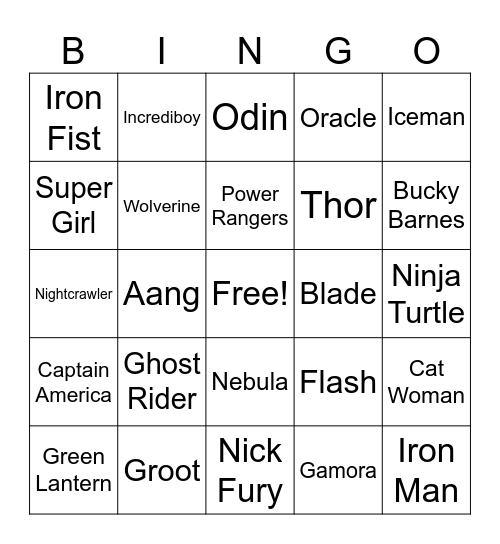 Customer Service Week, HEROS! Bingo Card