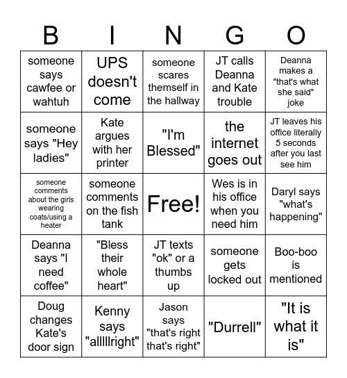 Agribusiness Bingo Card