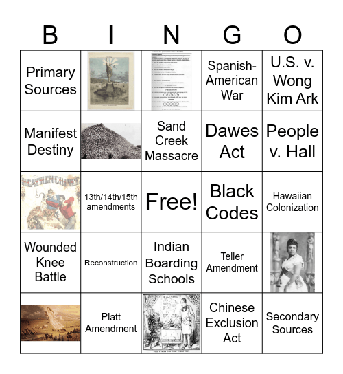 Midterm Exam Review Bingo! Bingo Card