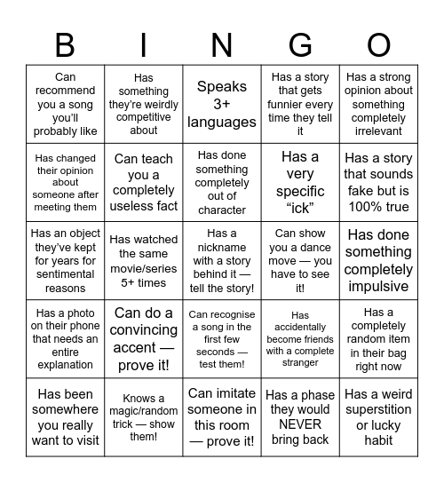 BGA Porto Bingo Card