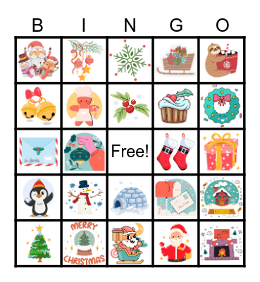 Christmas Bingo Card