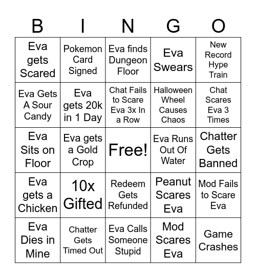 Spook-o-Ween Bingo (Stardew) Bingo Card