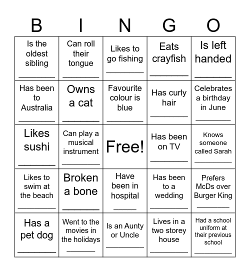 Enterprise Bingo Card