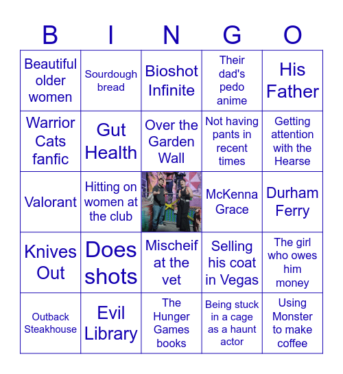 Killiango Bingo Card