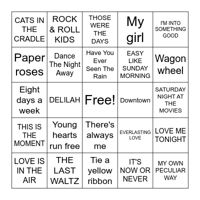 HITS 37 Bingo Card