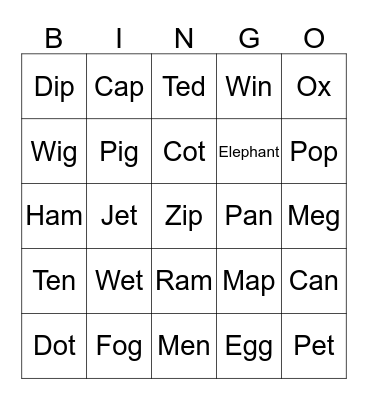 Royal School of English BINGO! Bingo Card