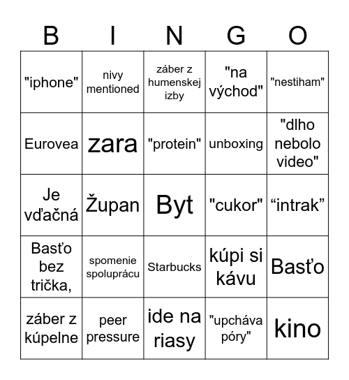 Kristus 2.0 Bingo Card