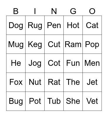 Royal School of English BINGO! Bingo Card