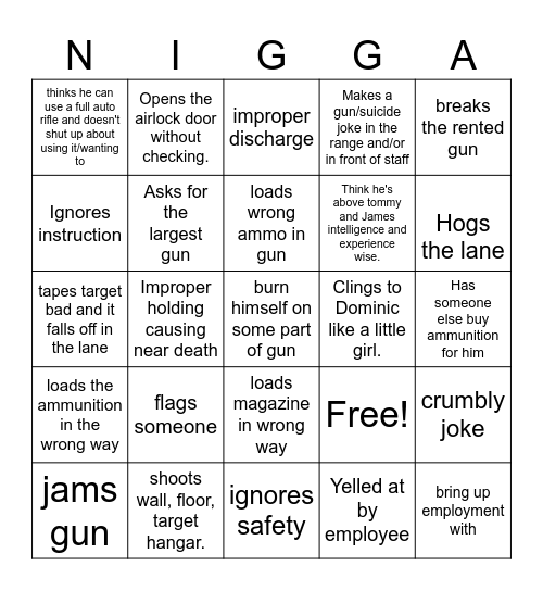 Jacks! Bingo Card