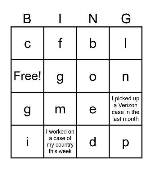 TS EMEA VIZ bingo Card