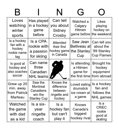 Find Someone Who ... Bingo Card