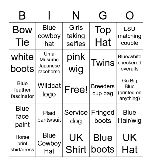 Heroes Day 2026 Bingo Card