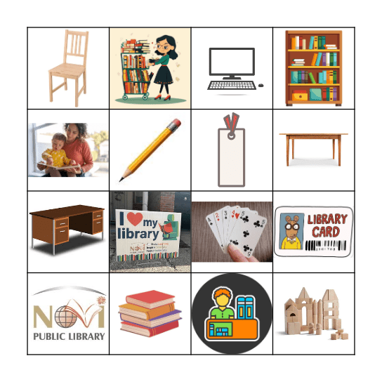 The Library Bingo Card