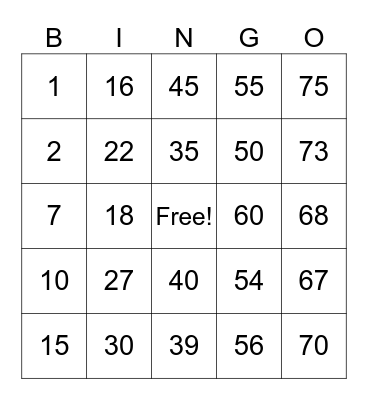 Untitled1-75 Bingo Card