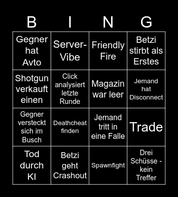 Hunt: Showdown 1896 Bingo Card