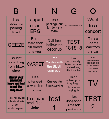 MY 2026 Wrapped Bingo Card