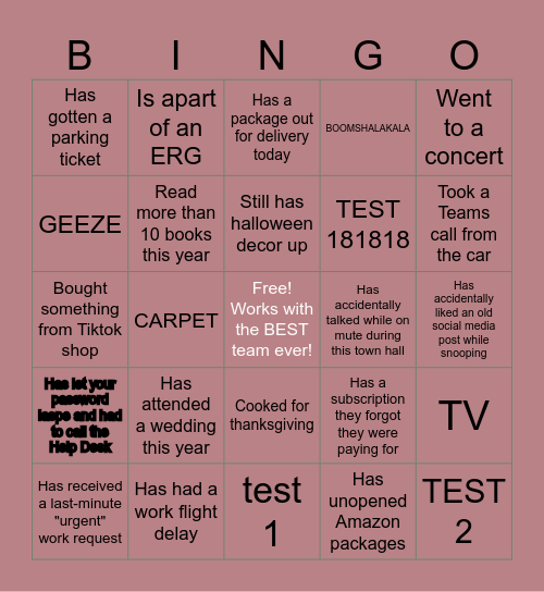 MY 2026 Wrapped Bingo Card