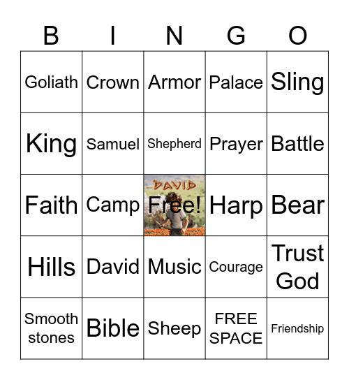 David! Bingo Card