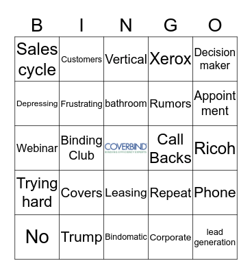 Coverbind Bingo Card