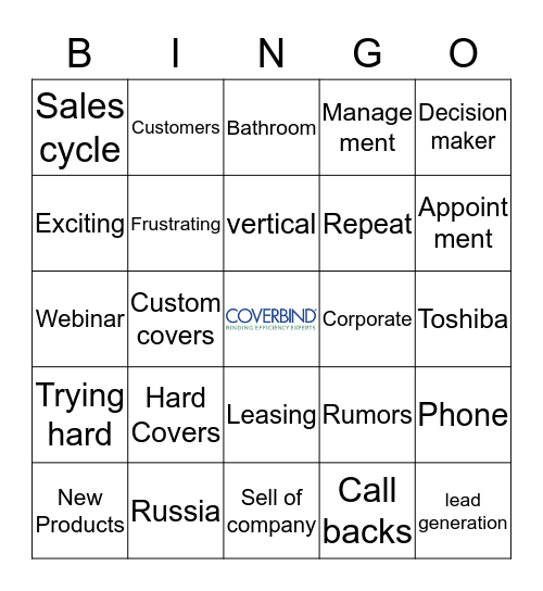 Coverbind Bingo Card