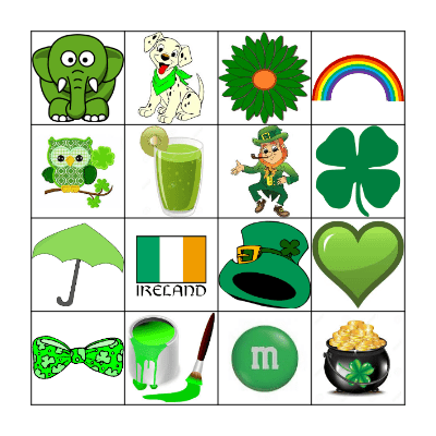 Happy St. Patrick's Day! Bingo Card