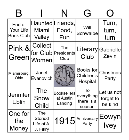 Round Table Bingo Card