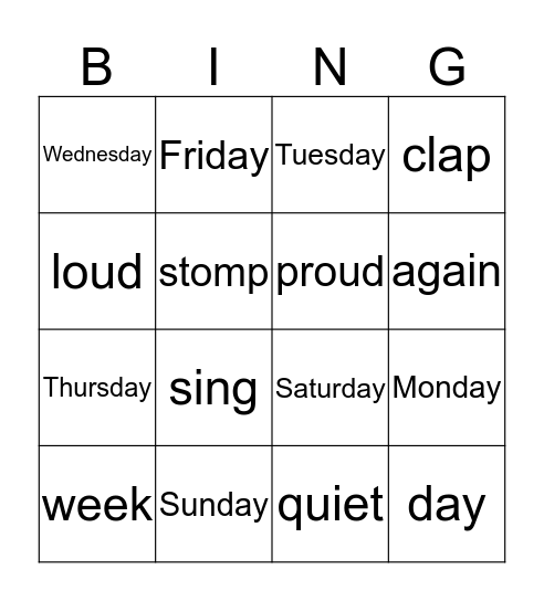 The Days of the Week Song (Starting with Sunday)