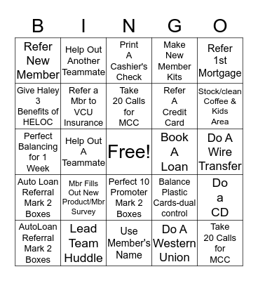 CB BINGO #2 Bingo Card